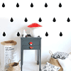 Box Stickers Gouttes Noir