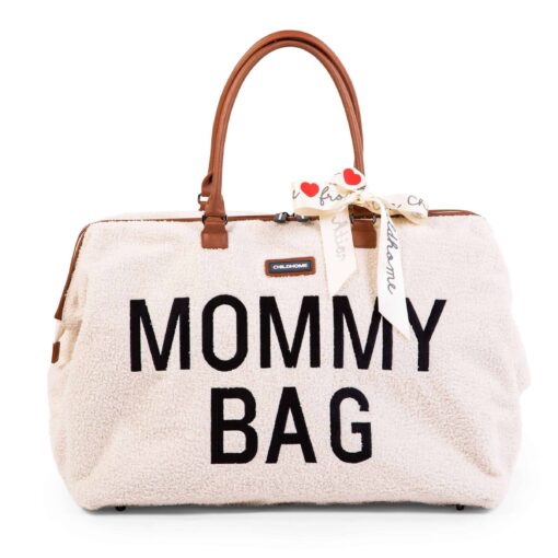 Mommy Bag Sac A Langer Teddy Ecru | childhome sac a langer teddy ecru Nos minis