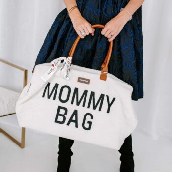 Mommy Bag Sac A Langer Teddy Ecru | childhome sac a langer teddy ecru 4 scaled Nos minis