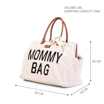 Sac à langer Mommy bag - Teddy écru