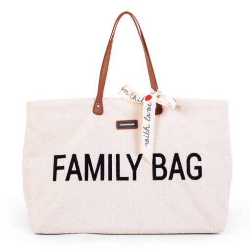 Family Bag Sac A Langer Teddy Ecru | childhome sac family teddy ecru Nos minis