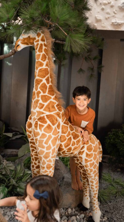 Peluche Girafe 180Cm | girafe 2 Nos minis