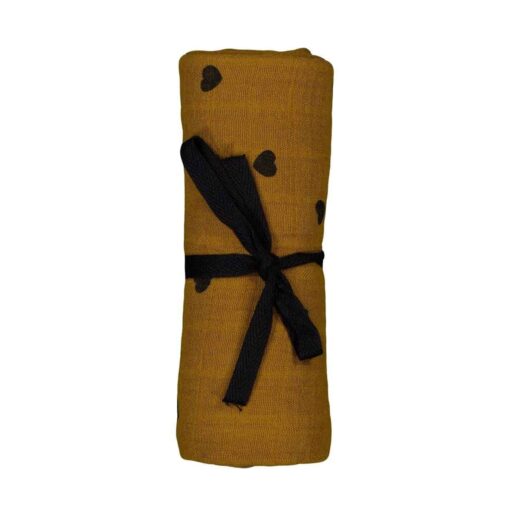 Lange Bianca Coeur Cumin 70x70 | Rose in April lange Bianca coeur cumin Nos minis