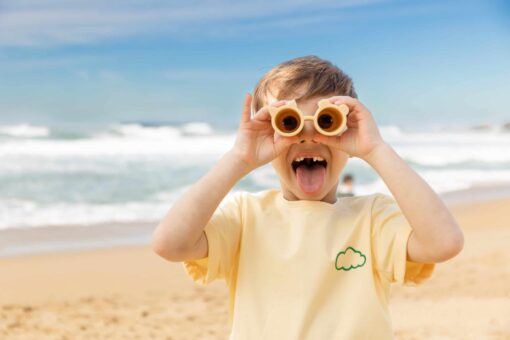 | NOS MINIS TEE SHIRT JAUNE NUAGE VERT scaled Nos minis