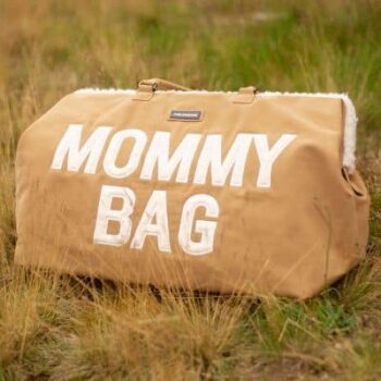 Mommy Bag Sac A Langer Mouton Retourné | sac a langer a anses mommy bag effet suedine 6 Nos minis