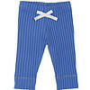 Legging coton côtelé céleste