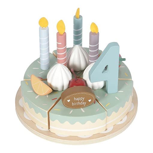 Gateau D'anniversaire En Bois | 0010407 little dutch gateau danniversaire 26 parts andere 0 1000 Nos minis