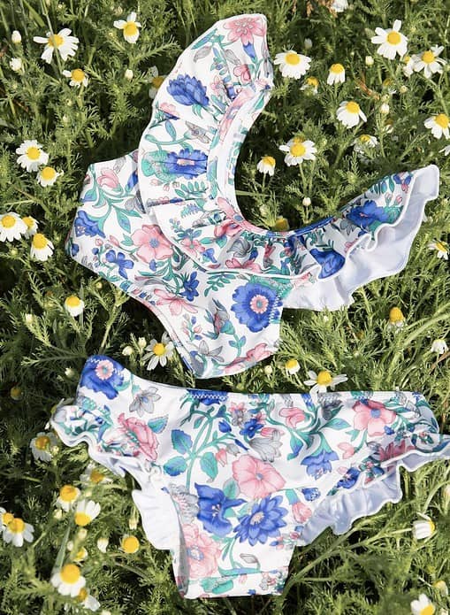 Chouchou Kim Turquoise Flowers | IMG 8367 Nos minis