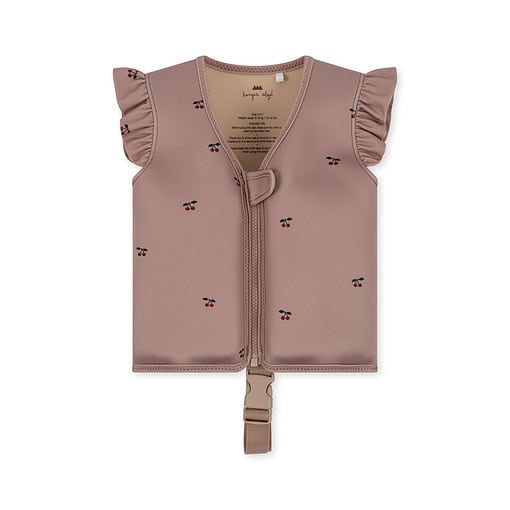 | KS100417 NEOPRENE FLOAT FRILL VEST CHERRY Extra 0 Nos minis