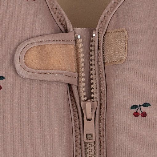 | KS100417 NEOPRENE FLOAT FRILL VEST CHERRY Extra 3 Nos minis