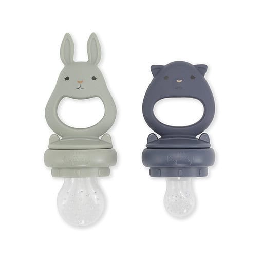 Pack De 2 Grignoteuses Onyx | KS4279 SILICONE FRUIT FEEDING PACIFIER ONYX Extra 1 Nos minis