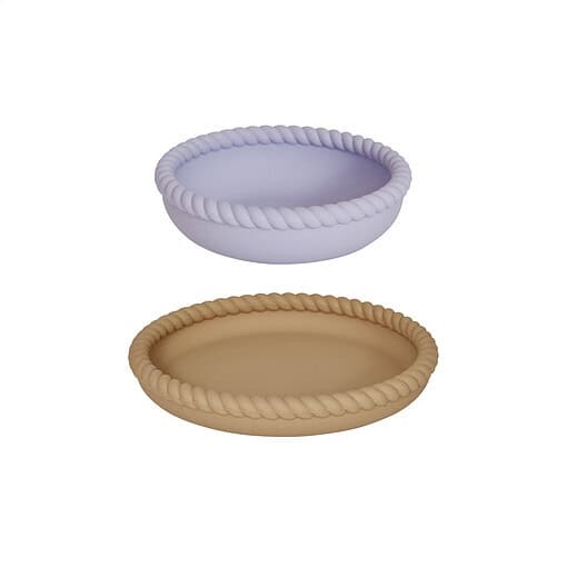Dinnette en bois | M107298 Mellow Plate Bowl 310 Light Rubber Lavender Main Nos minis