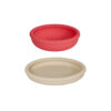 Assiette et Bol Mellow - Beige et Rose