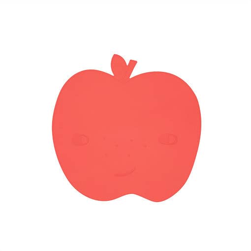 Dinnette en bois | M107326 Yummy Apple Placemat 405 Cherry Red Main Nos minis
