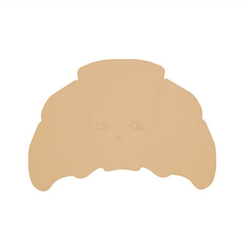 Dinnette en bois | M107329 Yummy Croissant Placemat 307 Caramel Main Nos minis