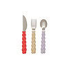 Couverts Mellow - Rose, Beige, Lilas