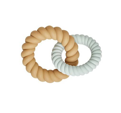 Dinnette en bois | M107543 Mellow Teether 705 Pale Mint Light Rubber Main 1 Nos minis