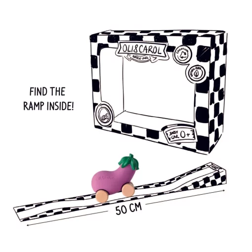 Wally La Pastèque | emma eggplant baby green car en ae340ecf 0bb0 4ad7 8f3e fda41080a129 Nos minis