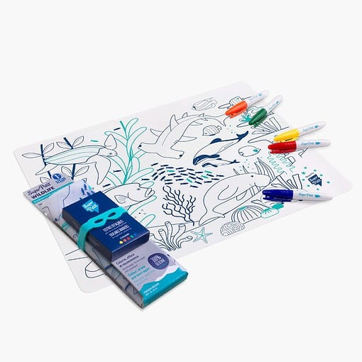 Set Mon Premier Planisphère + 1 FeutreSet Mon Premier Planisphère + 1 Feutre | wilidlife coral 01 Nos minis
