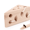 Jeu d'enfilage fromage et souris