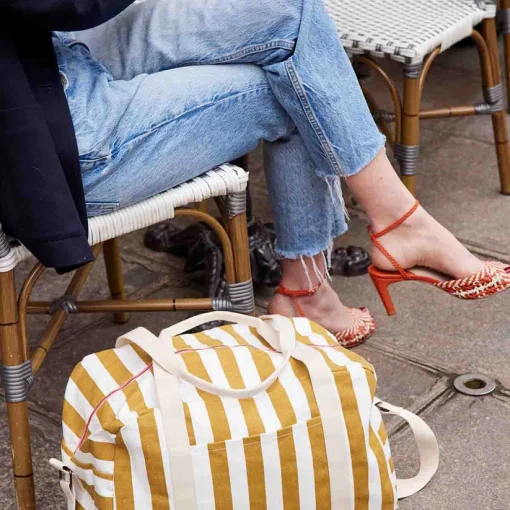 Sac A Langer Raphaël Kaki | RAPHAELSTRIPESCARAMEL Nos minis