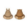 Jouets De Bain En Silicone Bouée X2