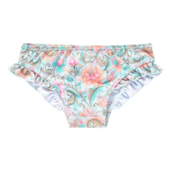 Chouchou Kim Turquoise Flowers | 456451 Nos minis