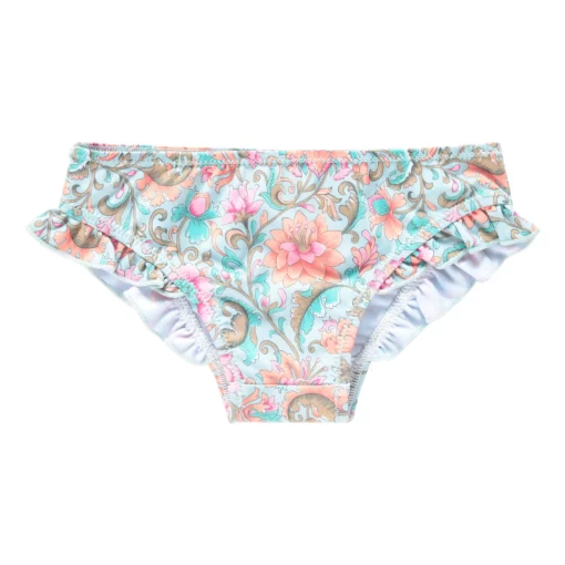 Chouchou Kim Turquoise Flowers | 456451 Nos minis