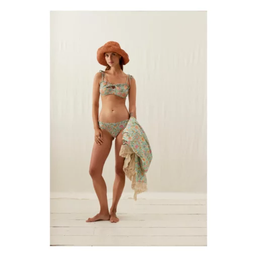 Chouchou Kim Turquoise Flowers | 545655 Nos minis