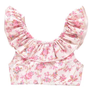 Chouchou Kim Turquoise Flowers | 546565 Nos minis