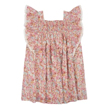 Chouchou Kim Turquoise Flowers | 56985 Nos minis