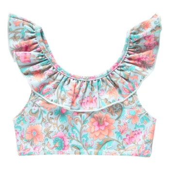 Chouchou Kim Turquoise Flowers | 654556 Nos minis