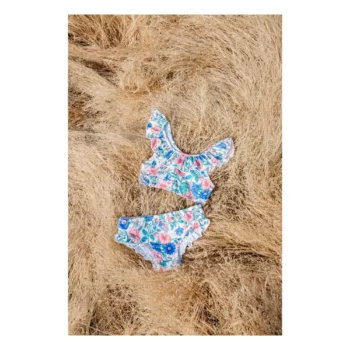 Chouchou Kim Turquoise Flowers | 656553 Nos minis