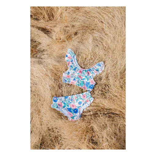 Chouchou Kim Turquoise Flowers | 656553 Nos minis