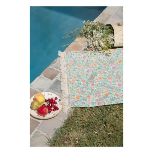 Chouchou Kim Turquoise Flowers | 658877 Nos minis