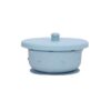 Bol Avec Couvercle En Silicone Ventouse Cœurs Bleu