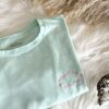 T-shirt Vert D'Eau Et Nuage Rose - Homme