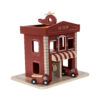 Caserne De Pompier En Bois