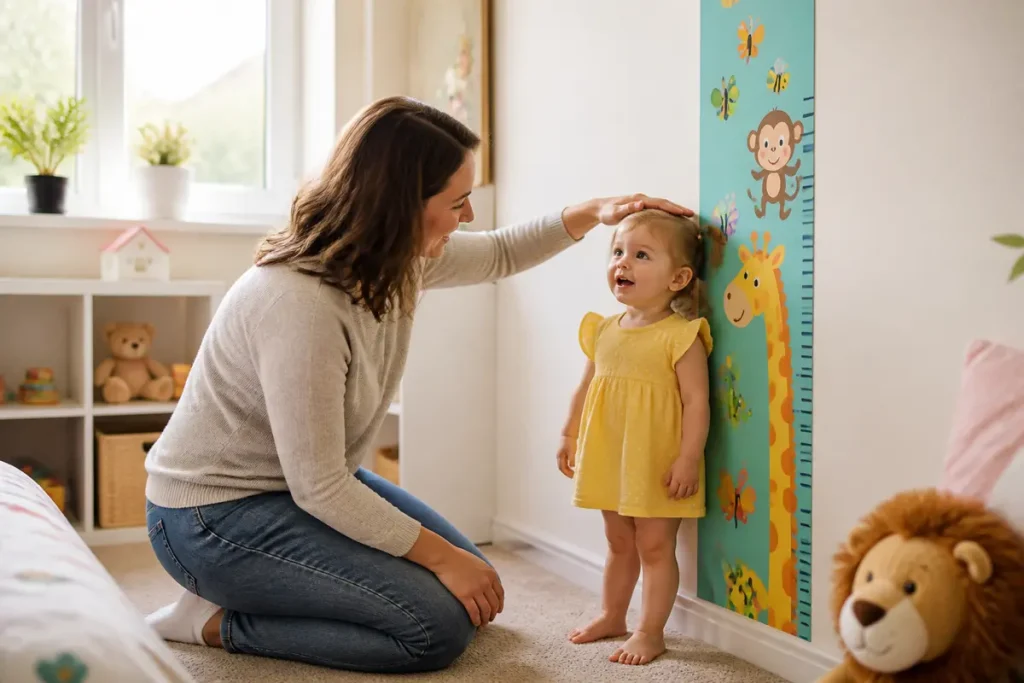 Estimation taille adulte 2 ans fille : guide facile et précis